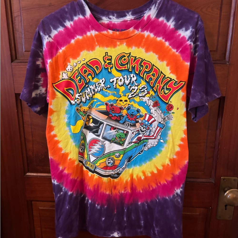 Liquid Blue Multicolor Tie-Dye T-Shirt